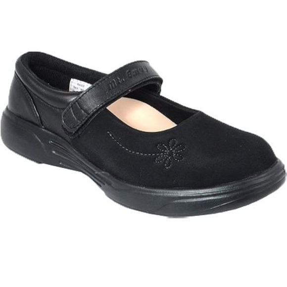 Mt. Emey 9205 - Women's Black Orthopedic Mary Jane by Apis Extra Wide 5E Wide - Picture 1 of 4